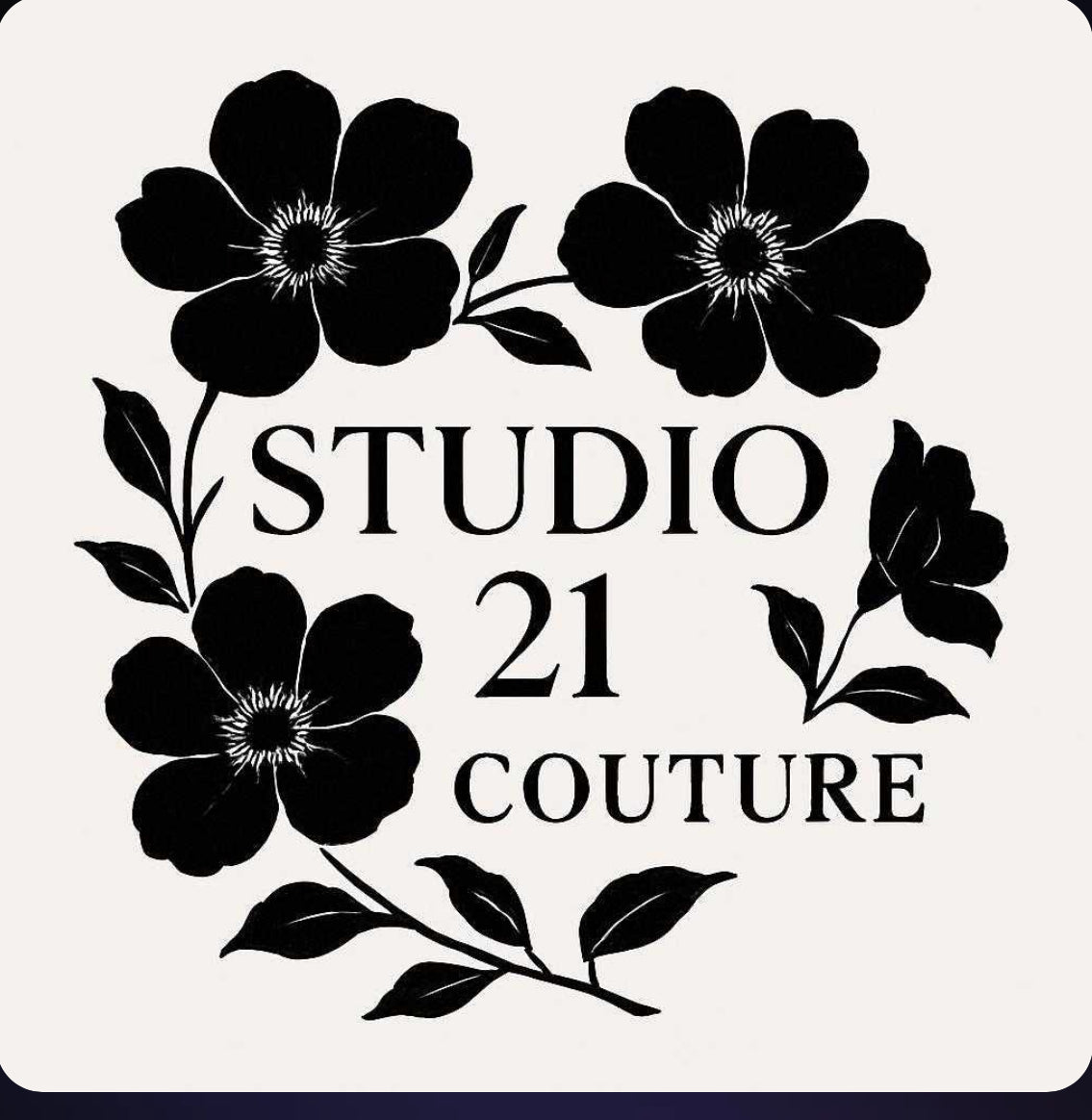 Embroidered Floral Bucket Hat – Taupe with Pink Floral embroidered embellishment  & Rhinestone Outline