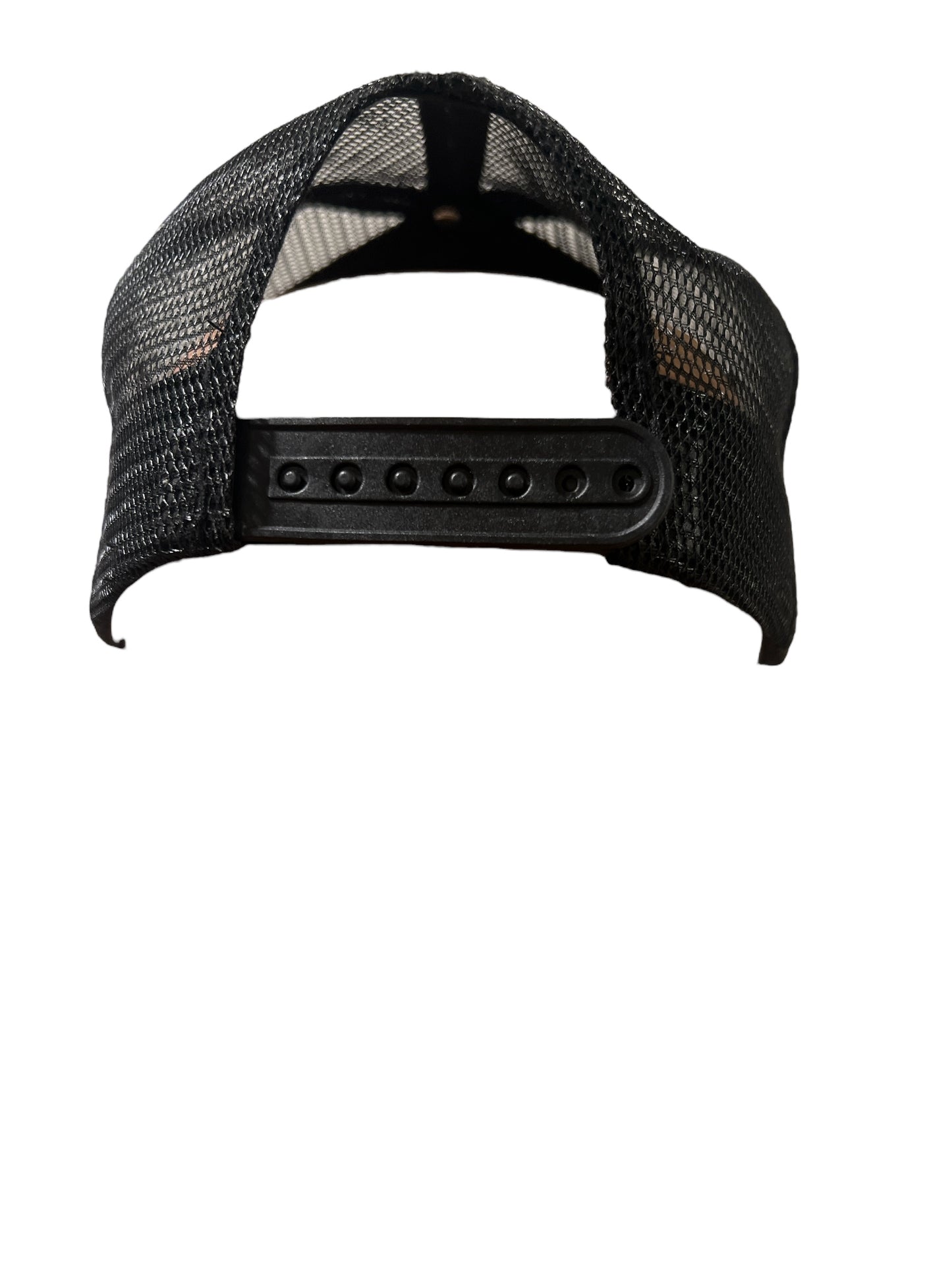 Camouflage Trucker Hat with Bold Yellow Floral Embroidery, Rhinestones, Black Mesh Snapback